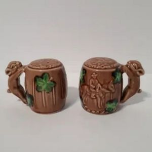 Canadian Mounted Police Vintage Salt and Pepper Shakers